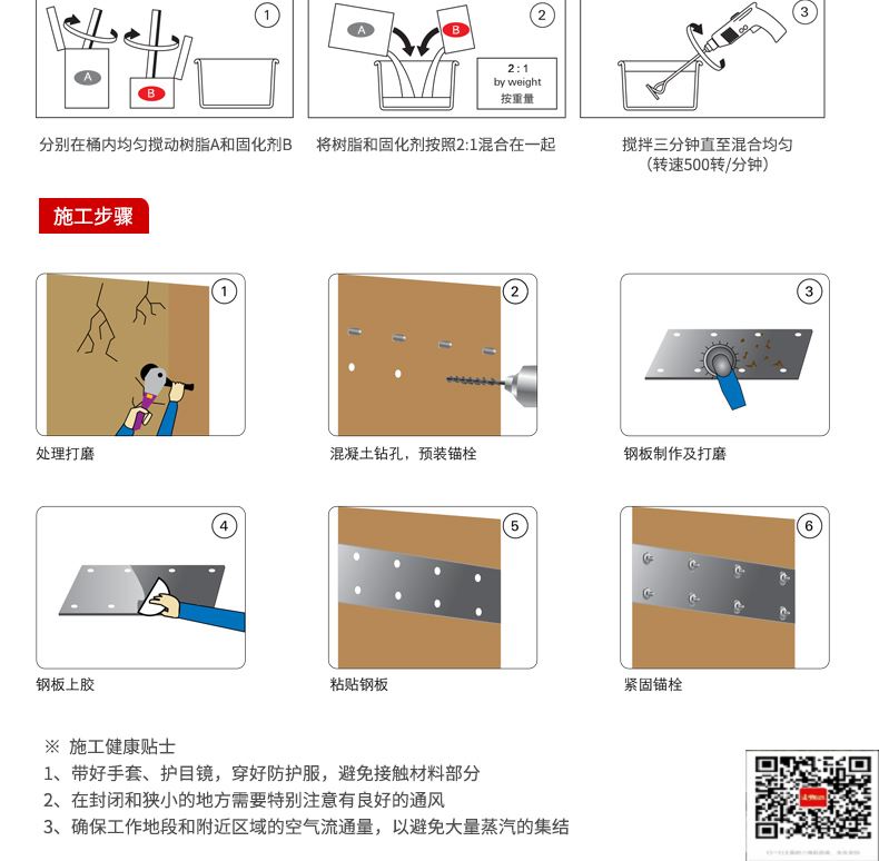 包钢忠县粘钢加固施工过程